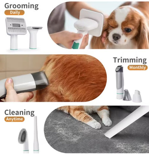 D | V16 - Pet 7-in-1 Hair Suction Device Cat Dog Vacuum